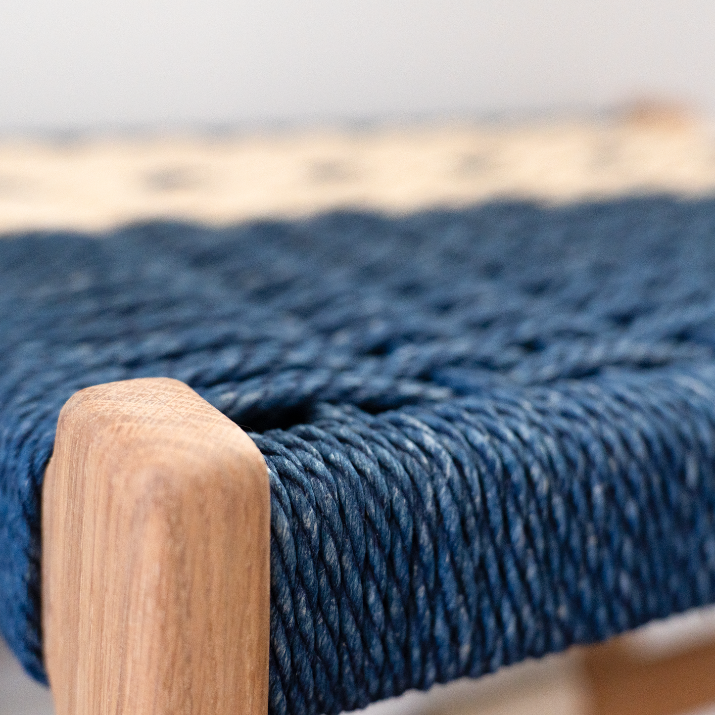 The Woven Indigo Perch - Stool