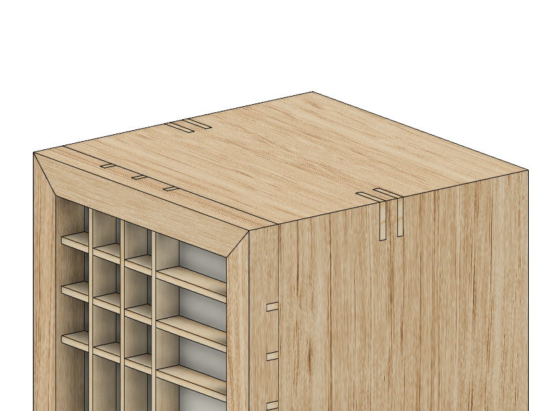 A closer look at a digitalized mockup of the Ginkgo Lamp.