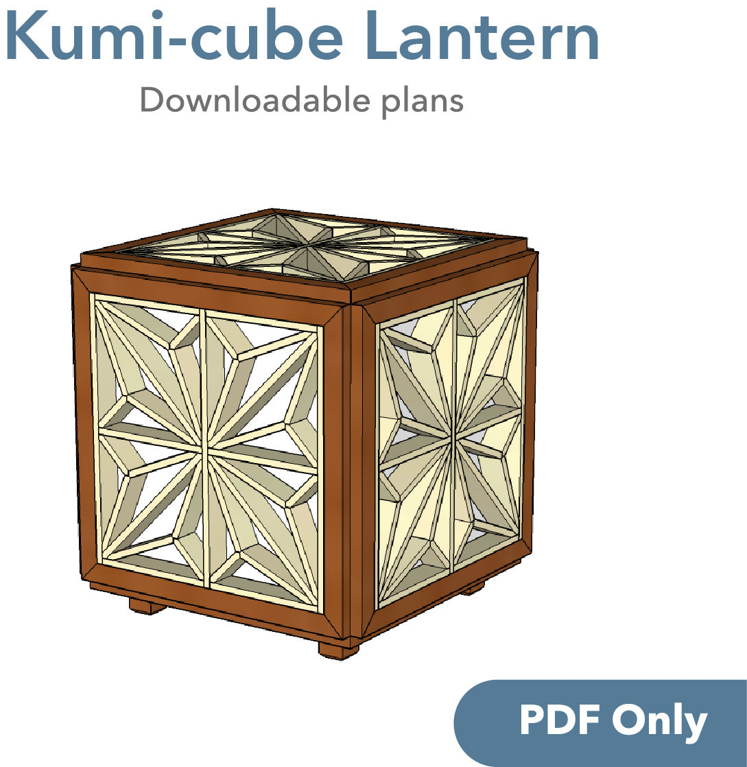 Plans - Kumi-cube Lantern