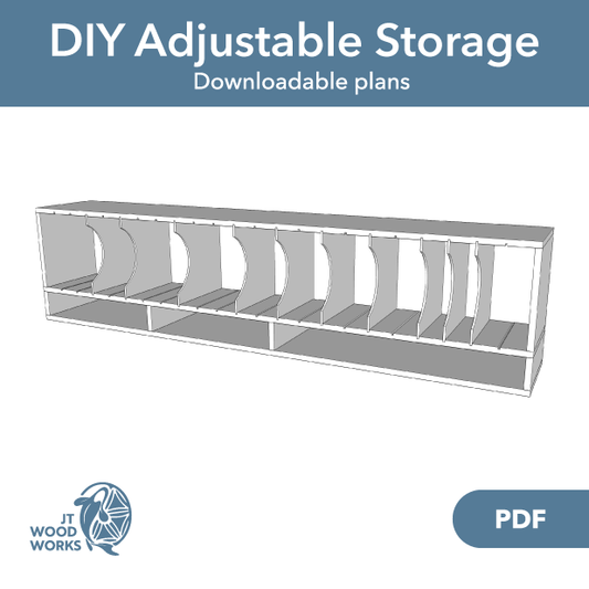 Plans - DIY Adjustable Storage