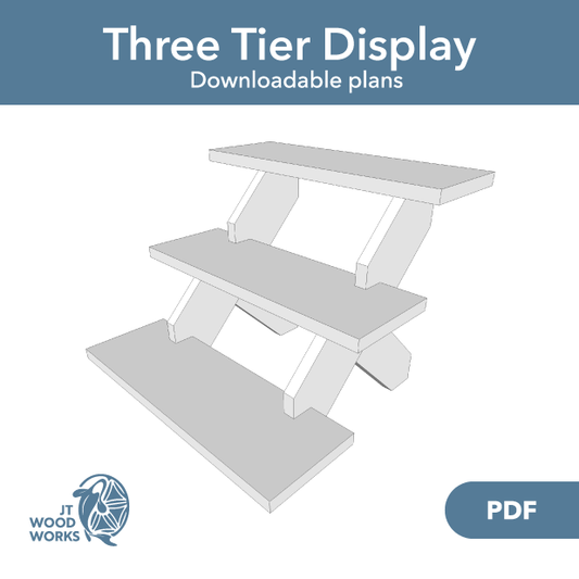 Plans - Three Tier Display Stand