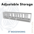 Plans - DIY Adjustable Storage