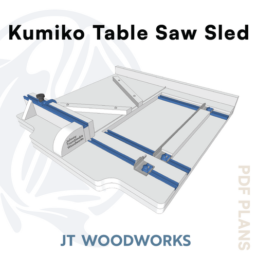 PDF Plans - Kumiko Table Saw Sled (JT Woodworks) - Johnny