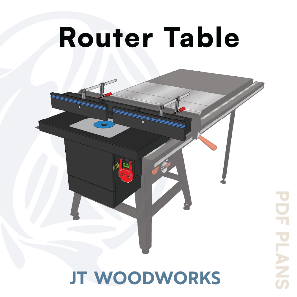 PDF Plans - Router Table - JT Woodworks