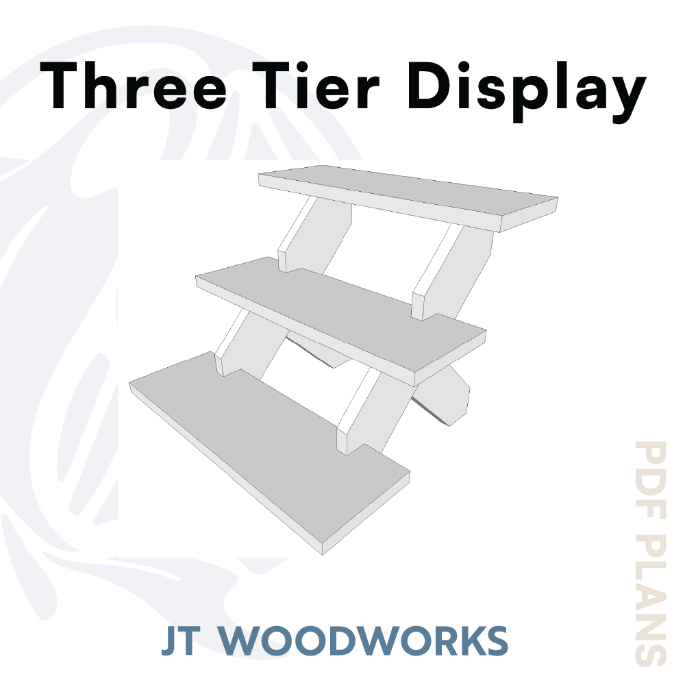 Plans - Three Tier Display Stand