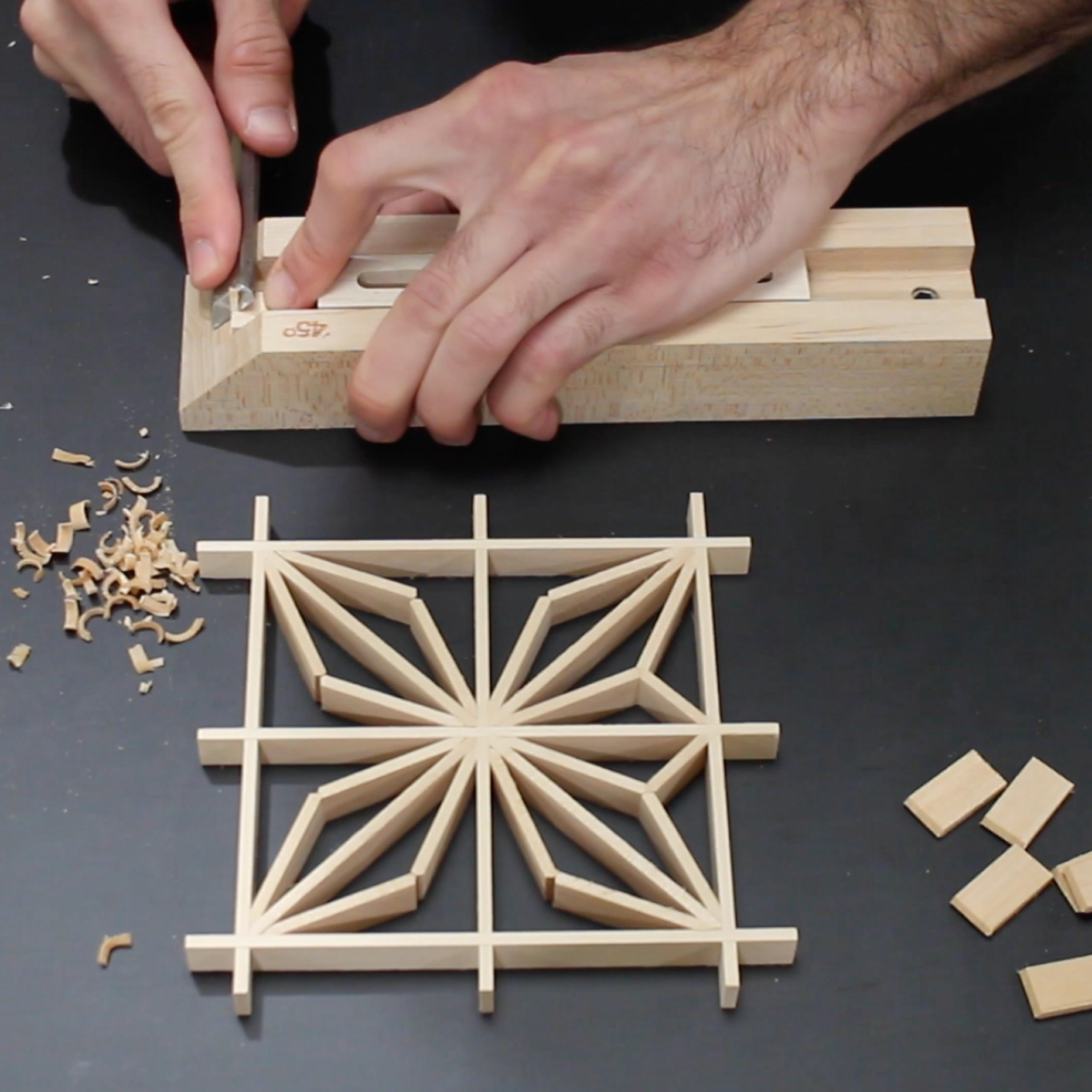 A photo screenshot of step three of the online course.