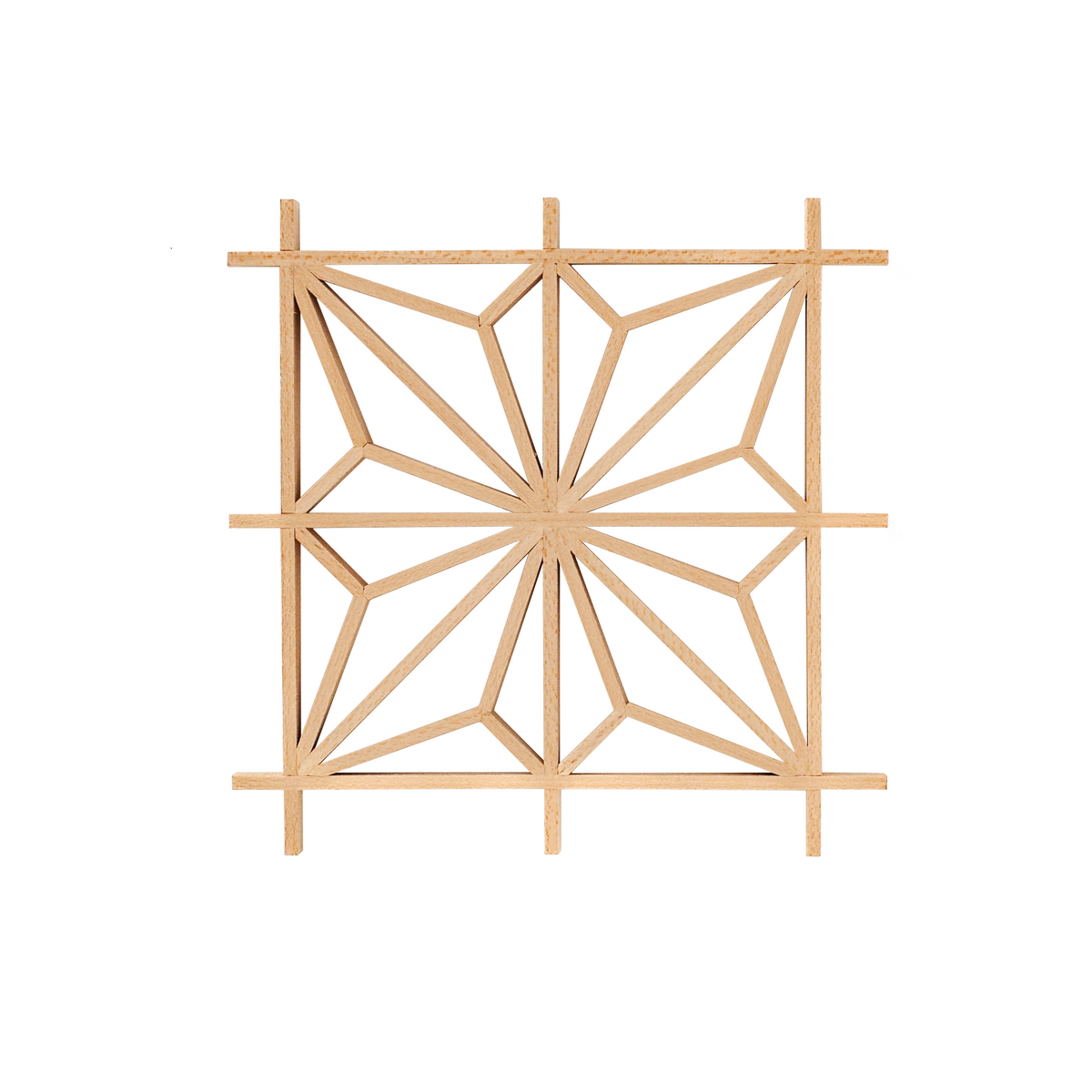 WHAT WE WANT　KUMIKOSHADE_TYPE2 Kumiko Pieces/Instructions - Asanoha (JT Woodworks) - Johnny