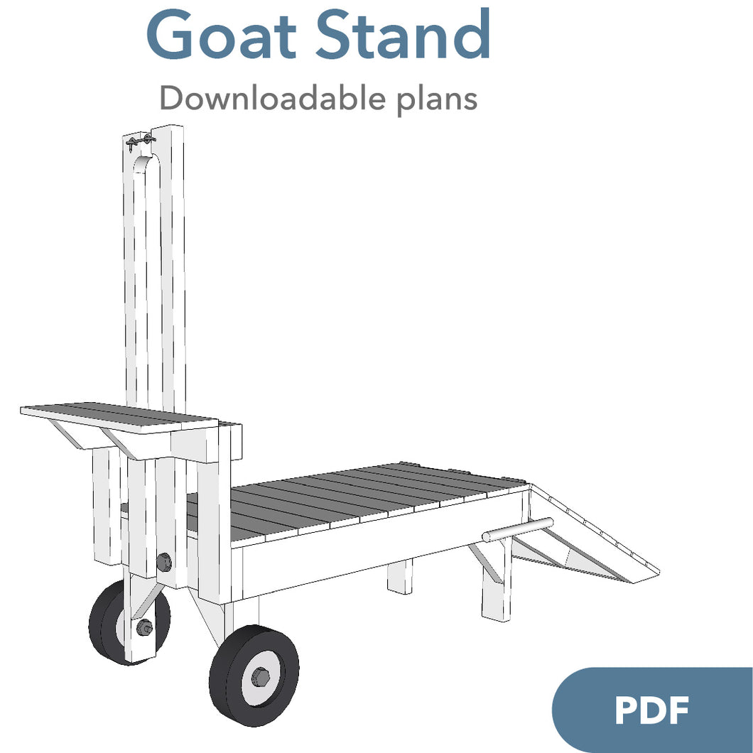 Plans - Goat Stand/Stanchion