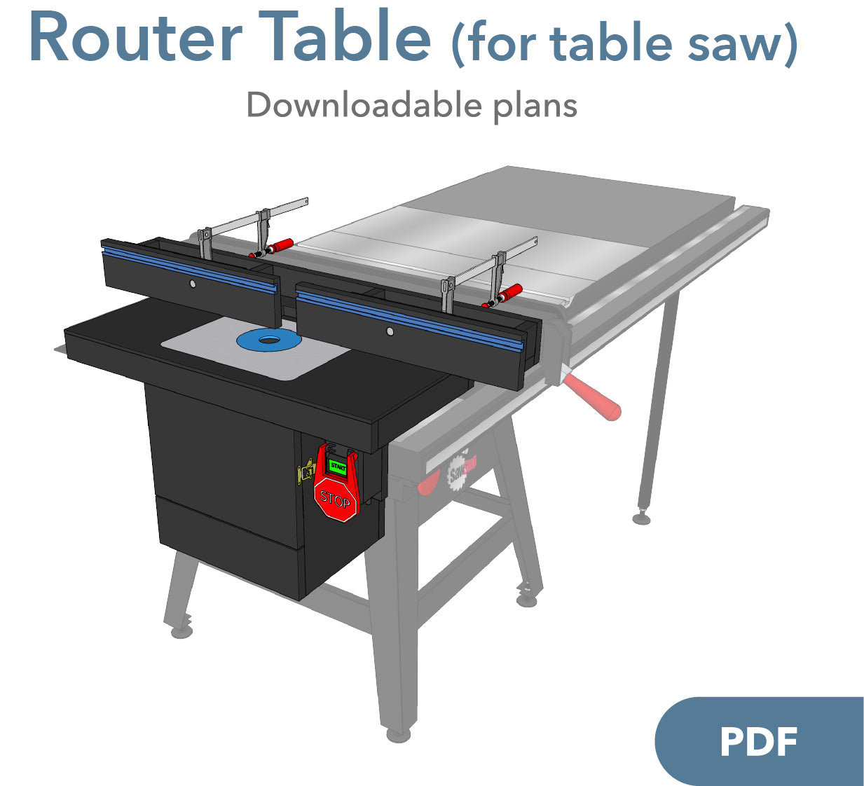 Horizontal Router Table Plans