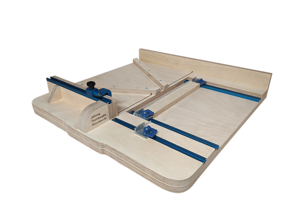 Plans - Kumiko Table Saw Sled: V-Classic