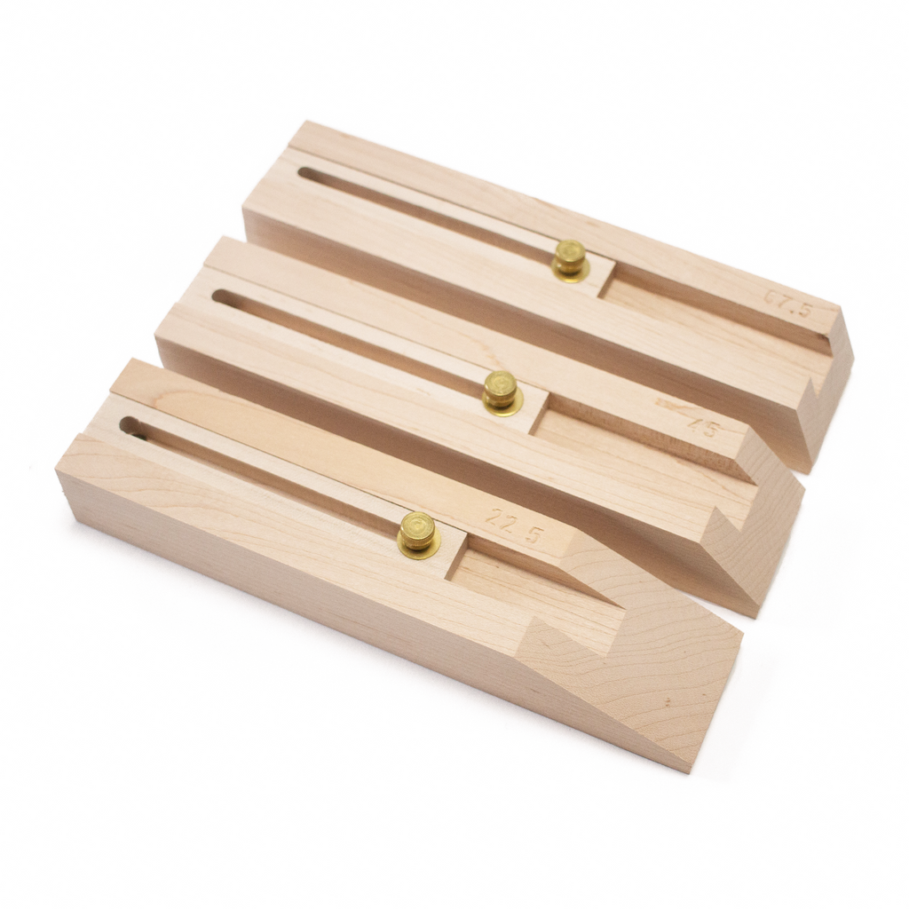 Handmade Kumiko Jigs from JT Woodworks Kumiko Asanoha Starter Kit for beginners who want to learn the traditional Japanese art of Kumiko Design.