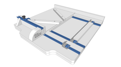 Plans - Kumiko Table Saw Sled: V-Classic