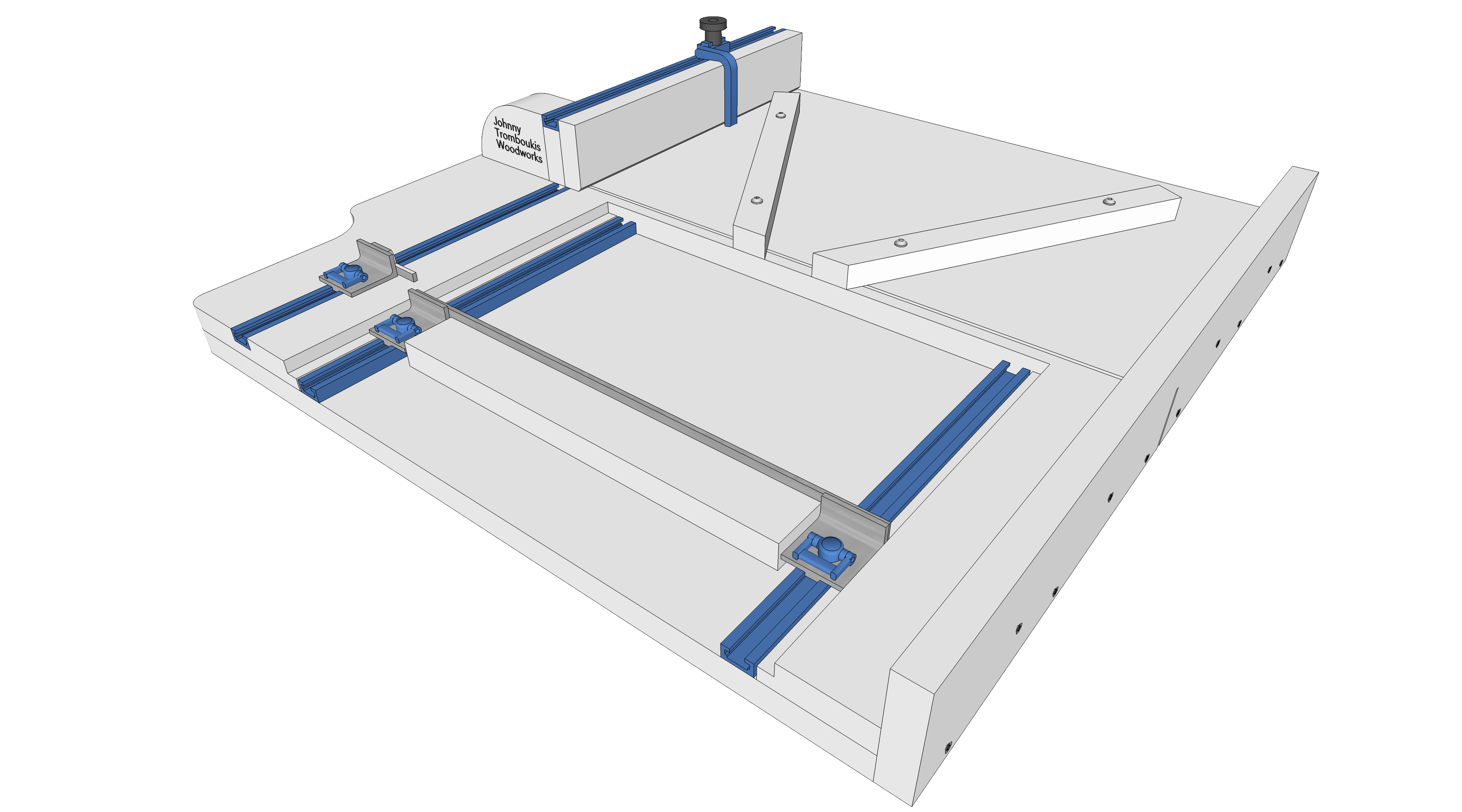 Plans - Kumiko Table Saw Sled: V-Classic