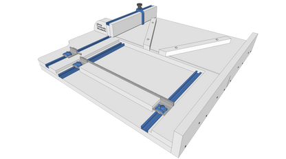 Plans - Kumiko Table Saw Sled: V-Classic