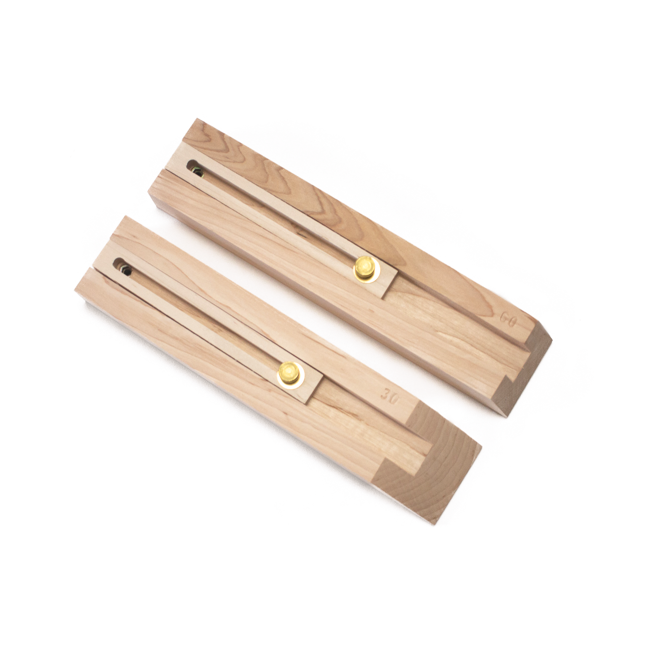 Jigs from the kumiko starter kit - asanoha (hex grid)